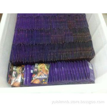 Neutro-packing Natural Latex Condoms 3pcs wallet super delu